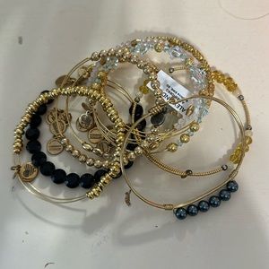 Alex & Ani 7 bracelets.  1 Lovely bracelet and 1 Luca & Danni